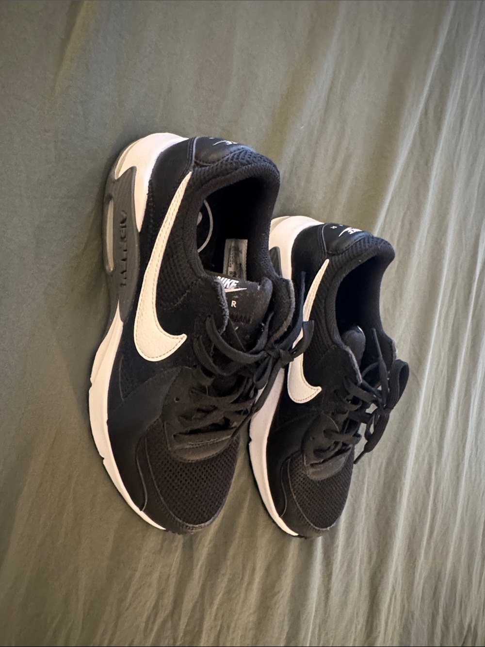 Nike Black and White Air Max Sneakers